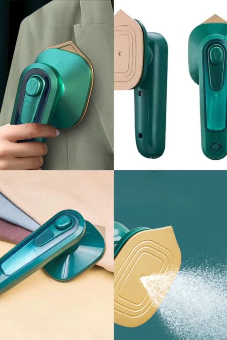 Portable Travel Steam Iron – Mini Handheld Garment Steamer (Dry & Wet)