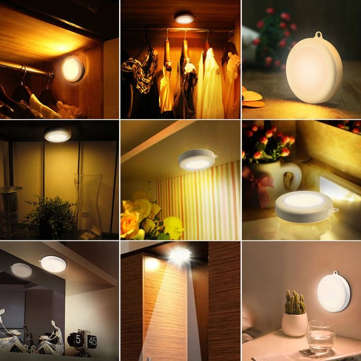 Wireless Motion Sensor LED Light (Pack of 2) – USB Rechargeable