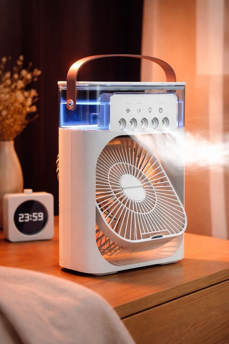 Portable Mini AC – Instant Cooling Anywhere 💨