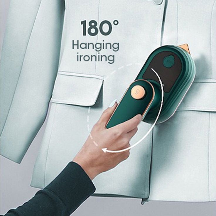 Portable Travel Steam Iron – Mini Handheld Garment Steamer (Dry & Wet)