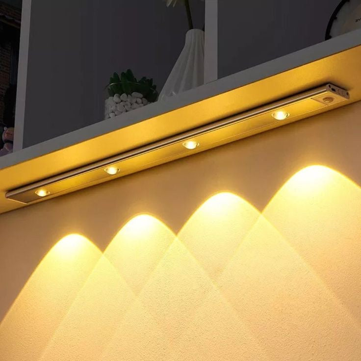 LED Motion Sensor Cabinet Light – USB Rechargeable Wireless Wardrobe Light