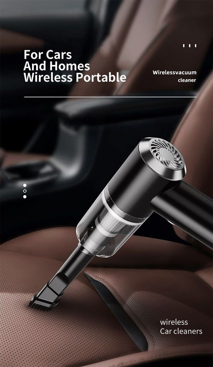 Wireless Air Duster & Mini Vacuum Cleaner – Portable 2-in-1 Cleaning Tool