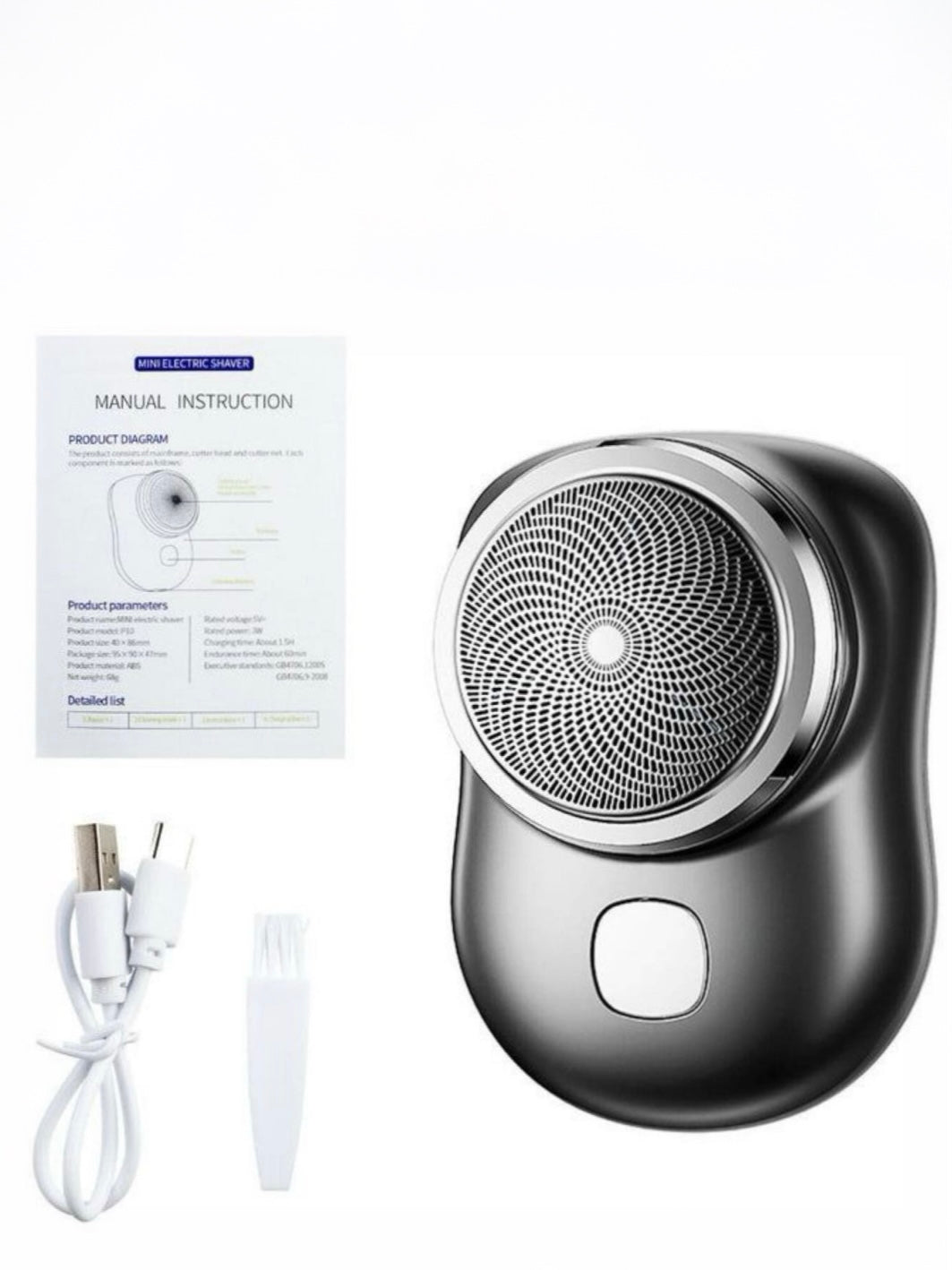 Mini Portable Electric Shaver | USB Rechargeable Travel Razor for Men